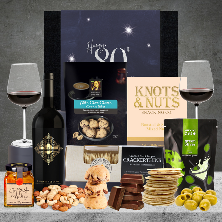 Happy 80th Birthday Chianthi Wine Hamper