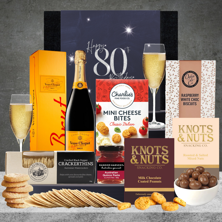 Happy 80th Birthday French Champagne Hamper