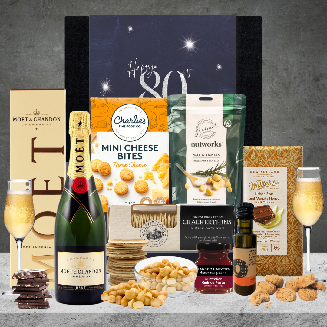 Happy 80th Birthday Moet Hamper For Her