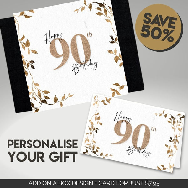 90th Happy Birthday Sleeve  + Card