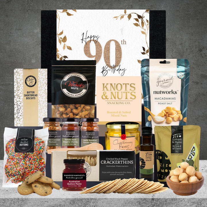 Happy 90th Birthday Gourmet Foods Hamper