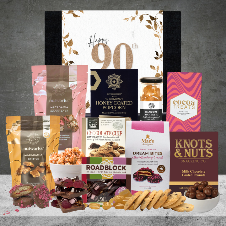 Happy 90th Birthday Gourmet Sweets Hamper