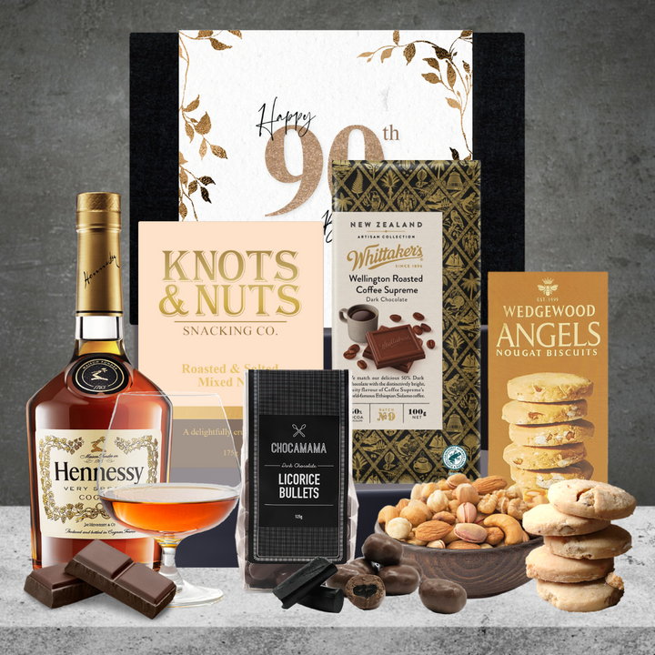 Happy 90th Birthday Hennessy Cognac Hamper