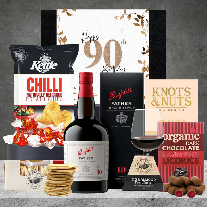 Happy 90th Birthday Penfolds Fathers Wine Hamper