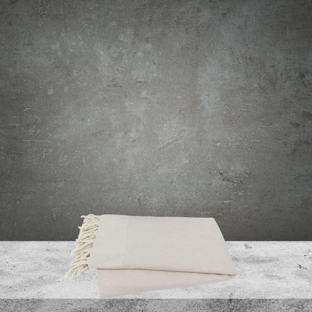 Herringbone Turkish Towel – Organic, Soft & Handwoven Pink
