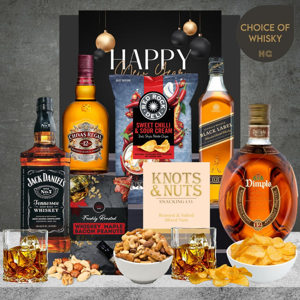 His New Year whisky & Snack Gift Hamper Featured Image