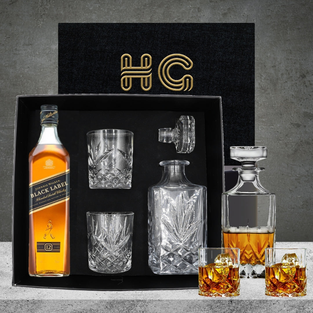 Johnnie Walker Black Decanter Gift Hamper Featured Image