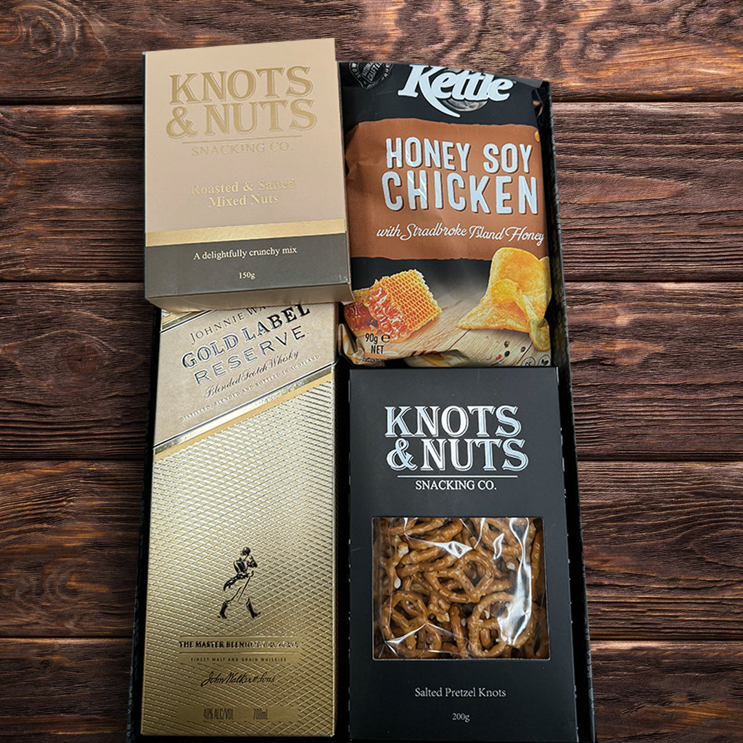 Johnnie Walker Gold Whiskey Hamper For Him  