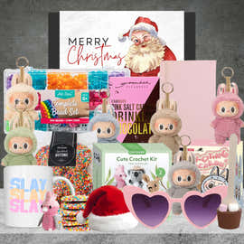 Festive Labubu Crochet Teen Hamper