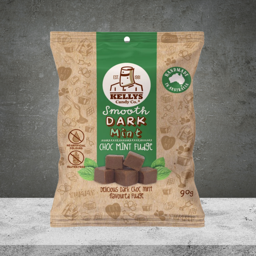 Kelly's Candy Co. Dark Choc Mint Fudge 90g