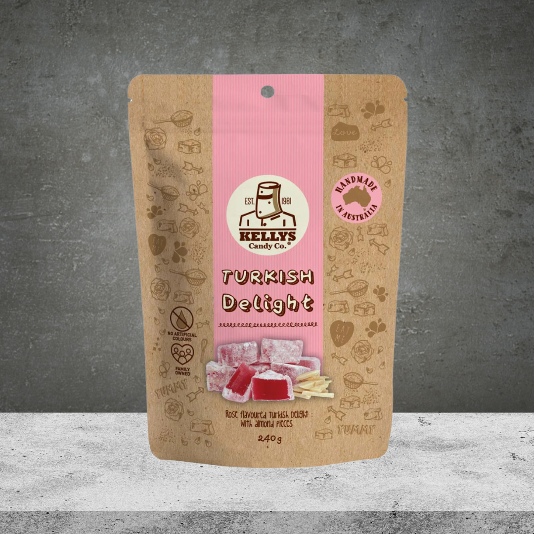 Kelly's Candy Co Dusted Turkish Delight 240g