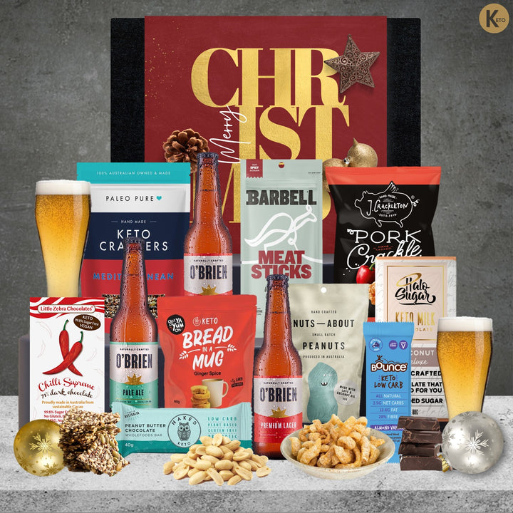 Keto Snacks & Beer Christmas Hamper