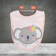 Kimmy Koala Weegoamigo Character Bib 2pk