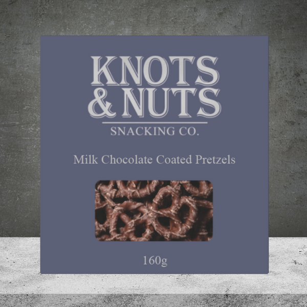 Knots & Nuts Chocolate Coated Pretzels 160g