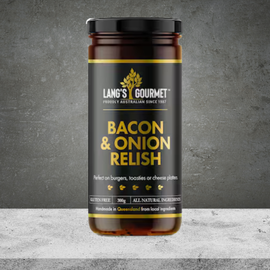 Lang's Gourmet Bacon And Onion Relish 300g