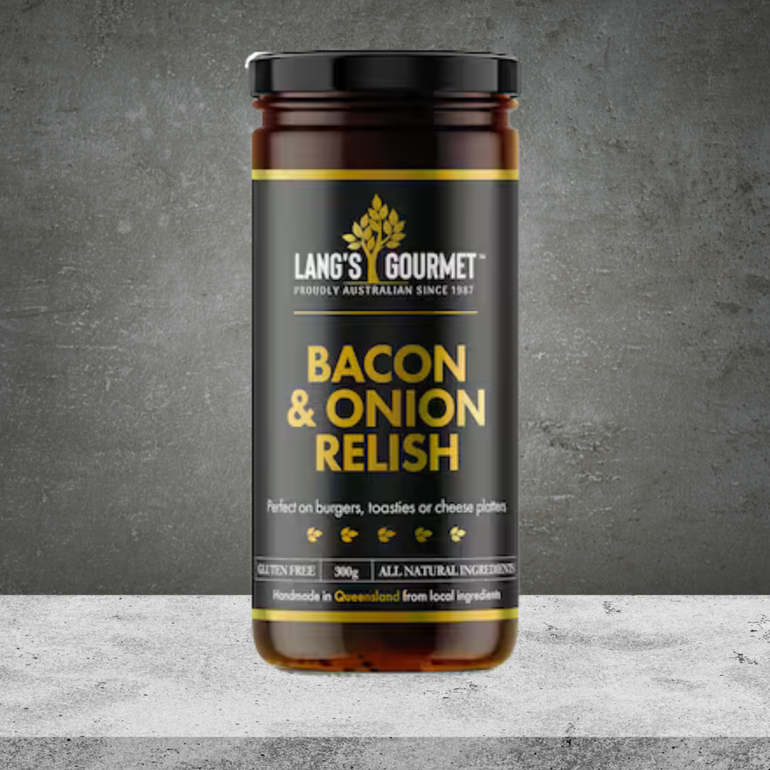 Lang's Gourmet Bacon And Onion Relish 300g
