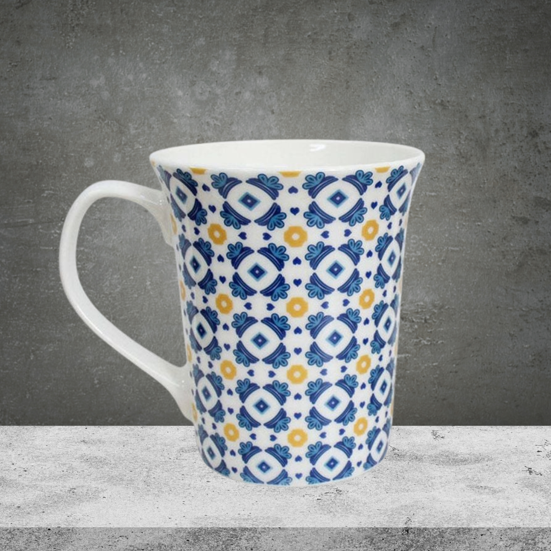 Lavida Hand Printed Patterned Mug