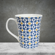 Lavida Hand Printed Patterned Mug