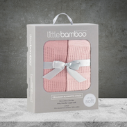 Little Bamboo Cellular Blanket 2pk - Dusty Rose
