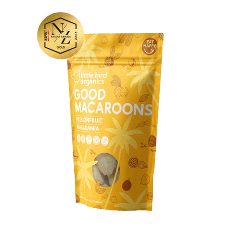 Little Bird Organics Good Macaroons Passionfruit + Macadamia 125g - view 2