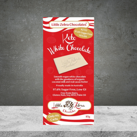 Little Zebra Chocolates White Keto Chocolate 85g