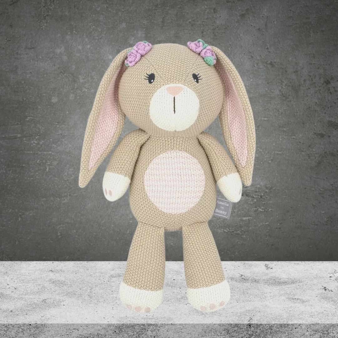 Living Textiles Amelia the Bunny Knitted Toy