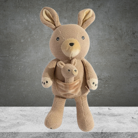 Living Textiles Kylie The Kangaroo Knitted Toy
