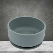 Living Textiles Silicone Bowl - Dusty Blue