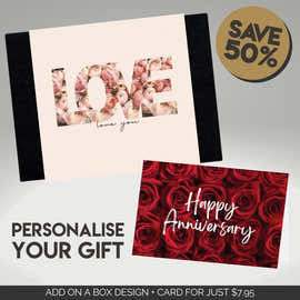 Love You Sleeve + Happy Anniverasry Card Bundle