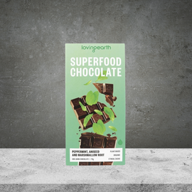 Loving Earth Superfood Chocolate Peppermint Aniseed & Marshmallow Root 70g