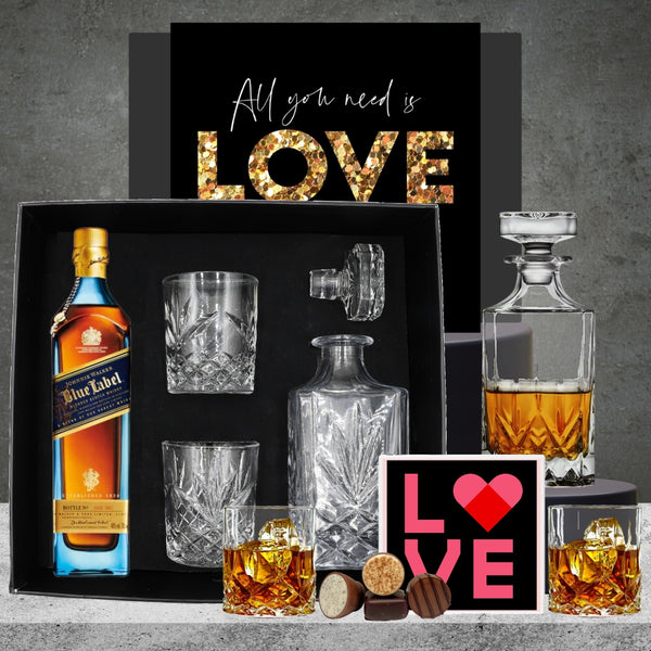 Luxury Valentines Hamper With Johnnie Walker Blue Featured Image