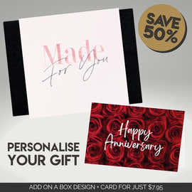 Made For You Sleeve + Happy Anniversary Card Bundle