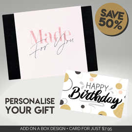 Made For You Sleeve + Birthday Card