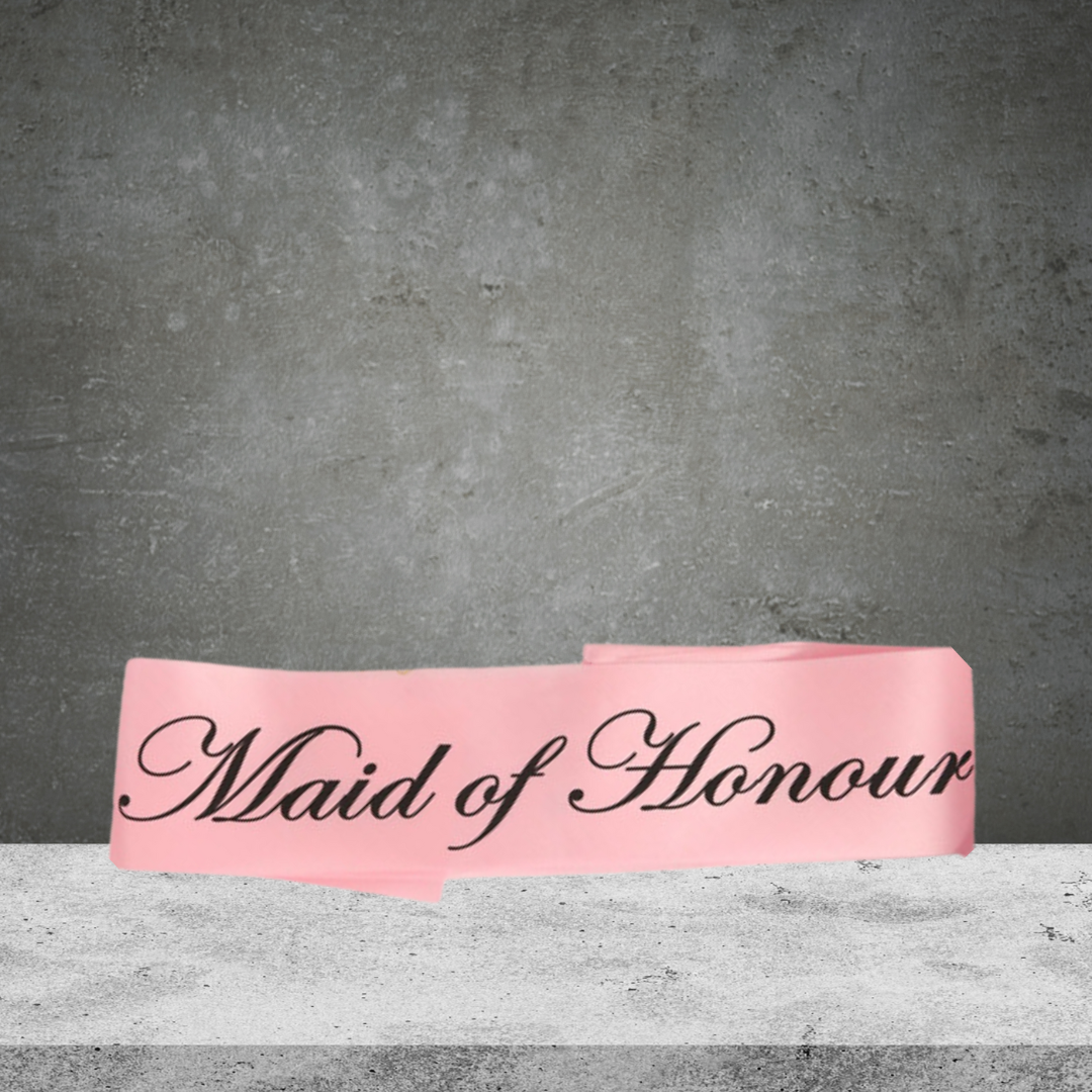 Maid of Honour Sash