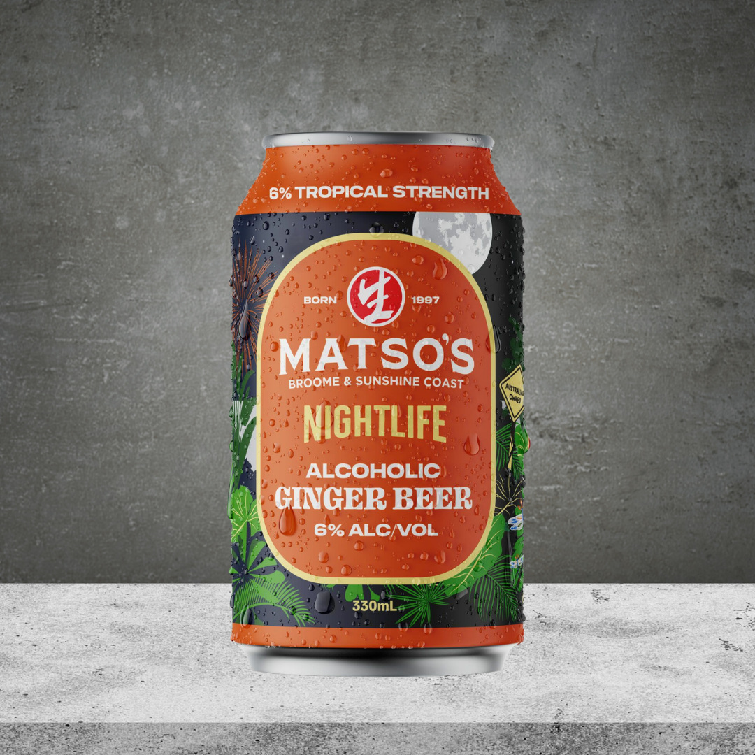 Matso's Nightlife Alcoholic Ginger Beer Cans 330ml