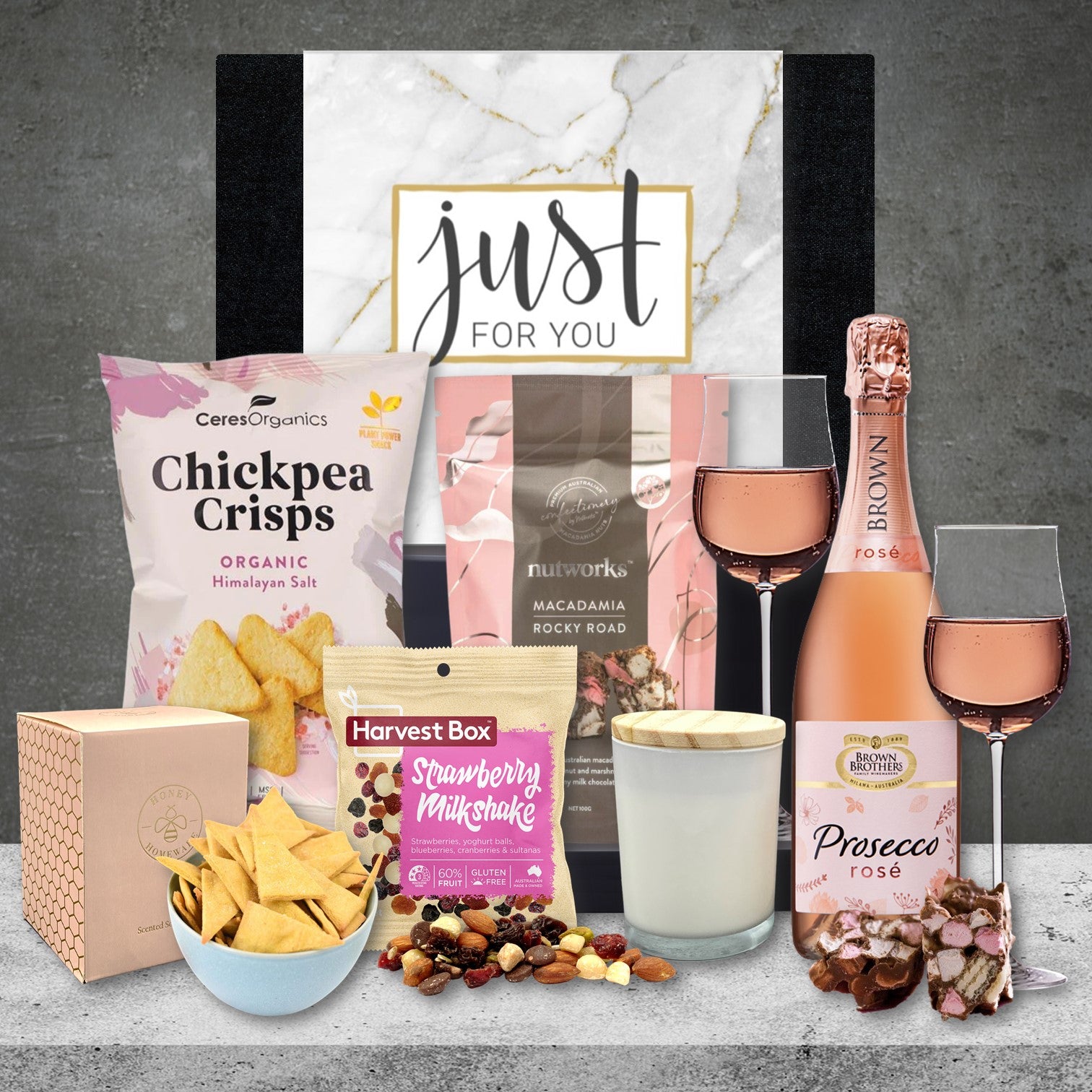 Melbourne Rose Wine Hamper Thumbnail Image