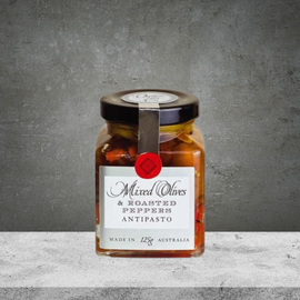 Mixed Olives & Roasted Peppers 115g