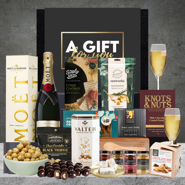 Moet Gourmet Gift Basket Featured Image