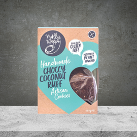Molly Woppy Handmade Choccy Coconut Ruff Artisan Cookies 185g