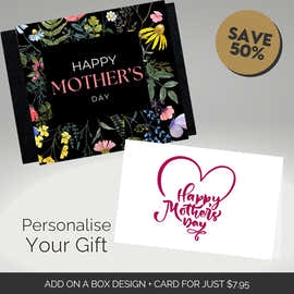Mothers Day Black Sleeve + Card Bundle