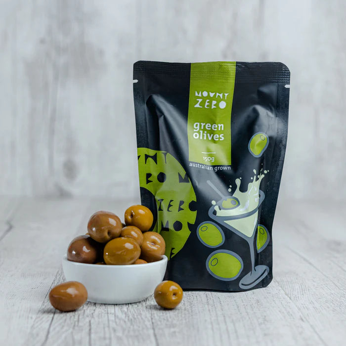 Mount Zero Green Olives 80g