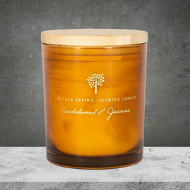 Nicola Spring Sandalwood & Jasmine Soy Wax Candle 130g