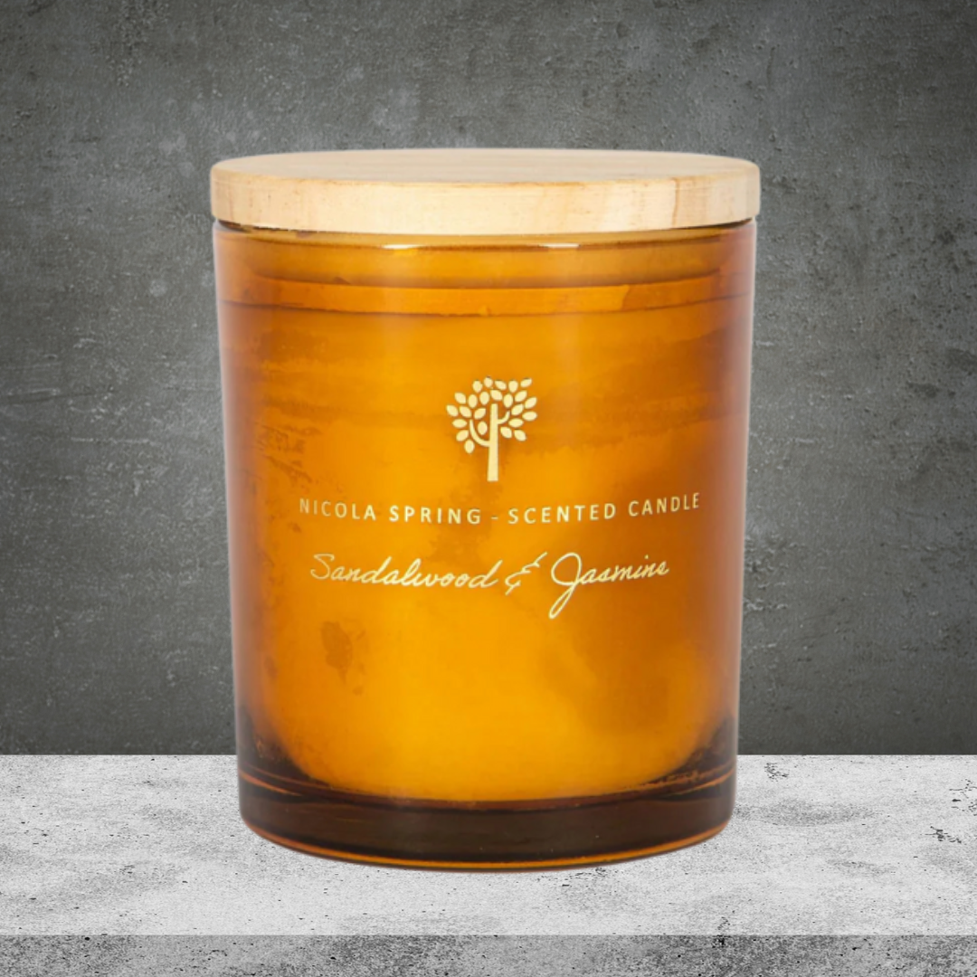 Nicola Spring Sandalwood & Jasmine Soy Wax Candle 130g