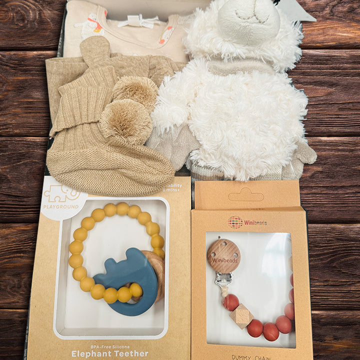 Neutral Baby Birthday Hamper