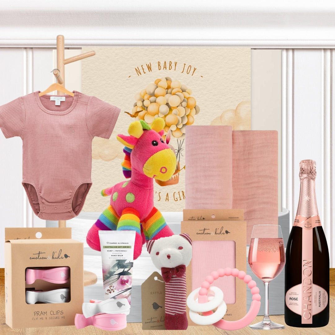 Newborn Baby Girl Celebration Hamper Featured Image