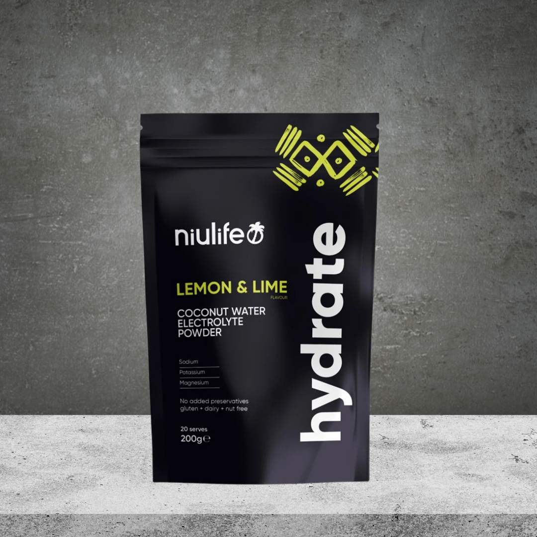Nulife Hydrate Electrolyte Powder Lemon & Lime 200g