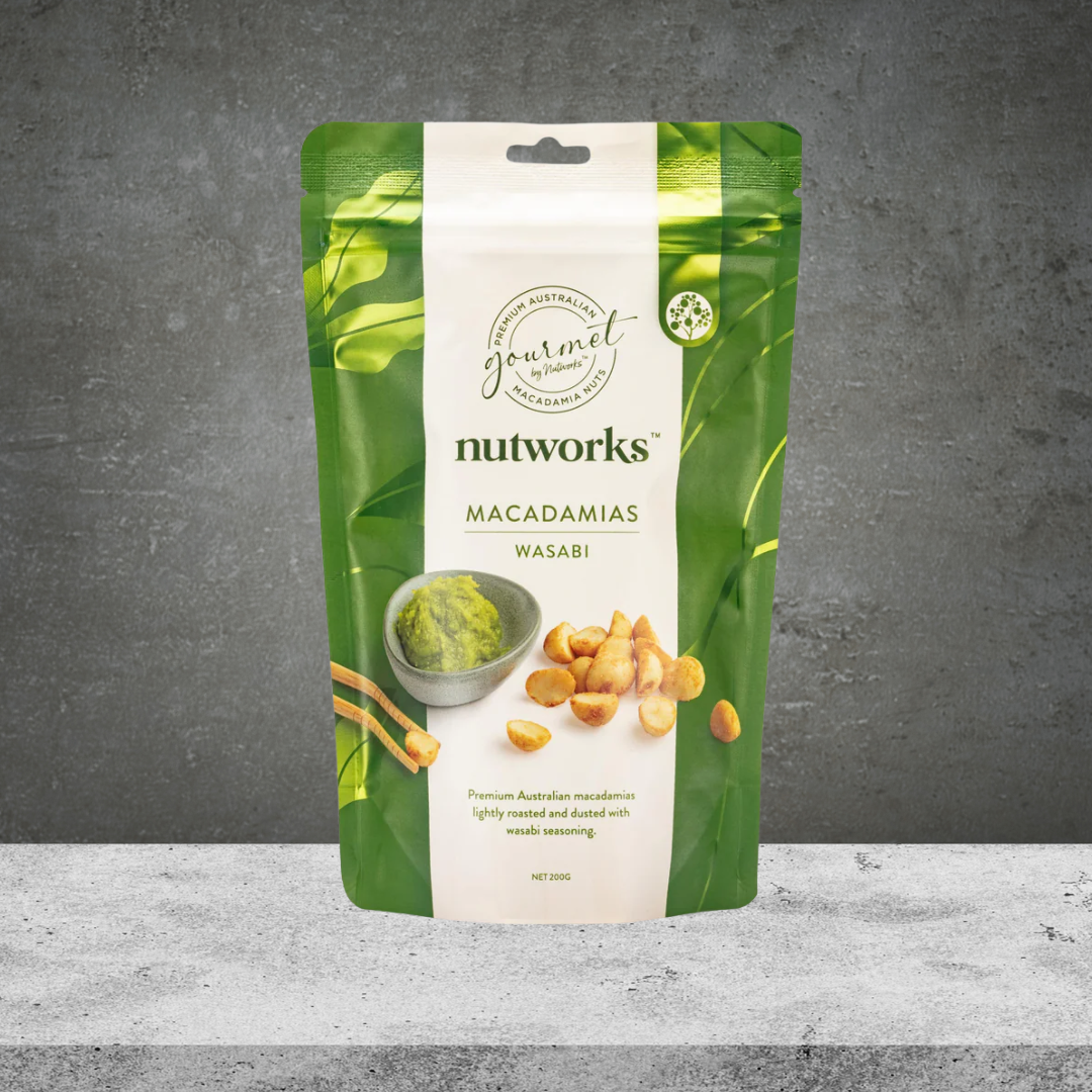 Nutworks Wasabi Macadamia 200g