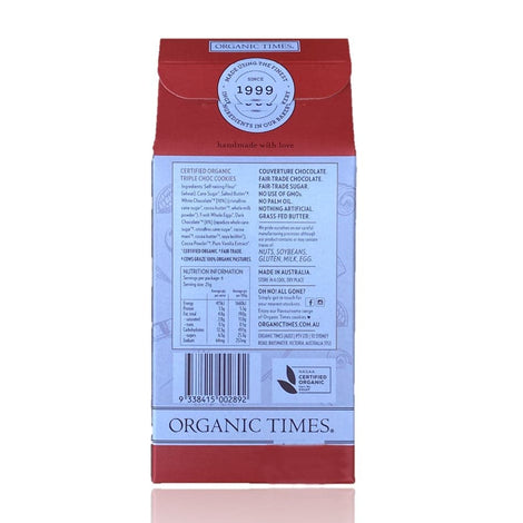Organic Times Cookies Triple Choc Chip 150g - view 2