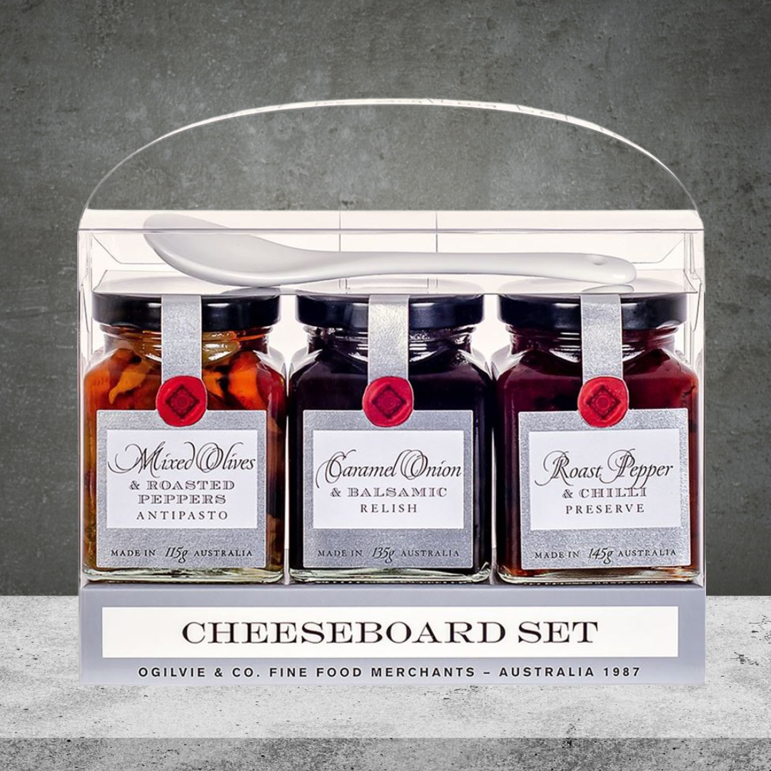 Ogilvie & Co Cheeseboard Set Trio Gift Pack