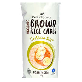 Organic Brown Rice Cakes, No Added Salt 110g - view 2